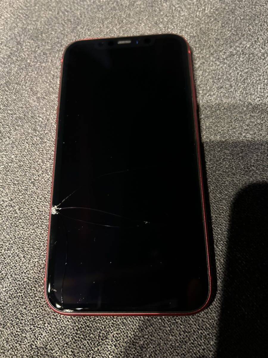iPhone11 64GB SIMロック RED【画面割れジャンク】softbank の画像10