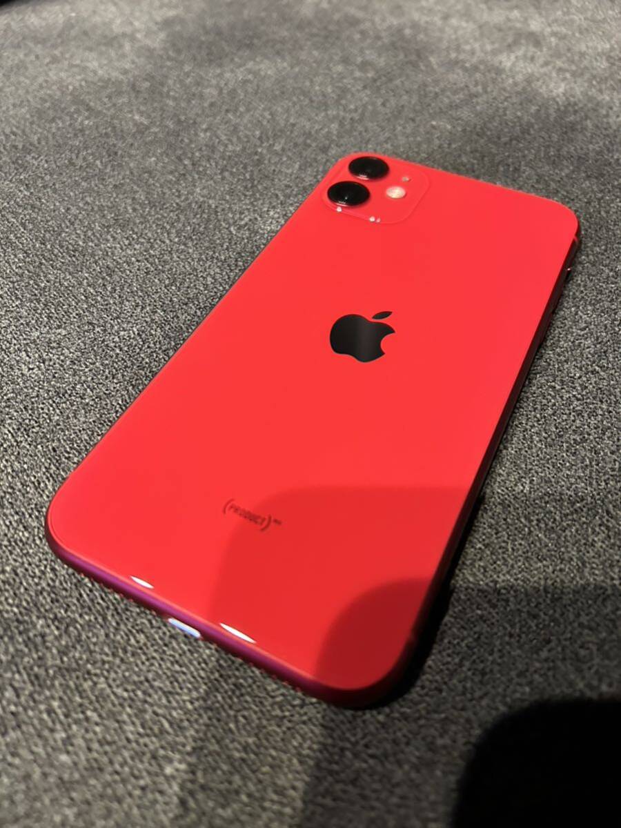 iPhone11 64GB SIMロック RED【画面割れジャンク】softbank の画像7