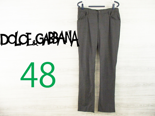 DOLCE&GABBANA”＆”●ドルチェ＆ガッバーナ＜ウール混 チェックパンツ＞●MP1480c_画像1