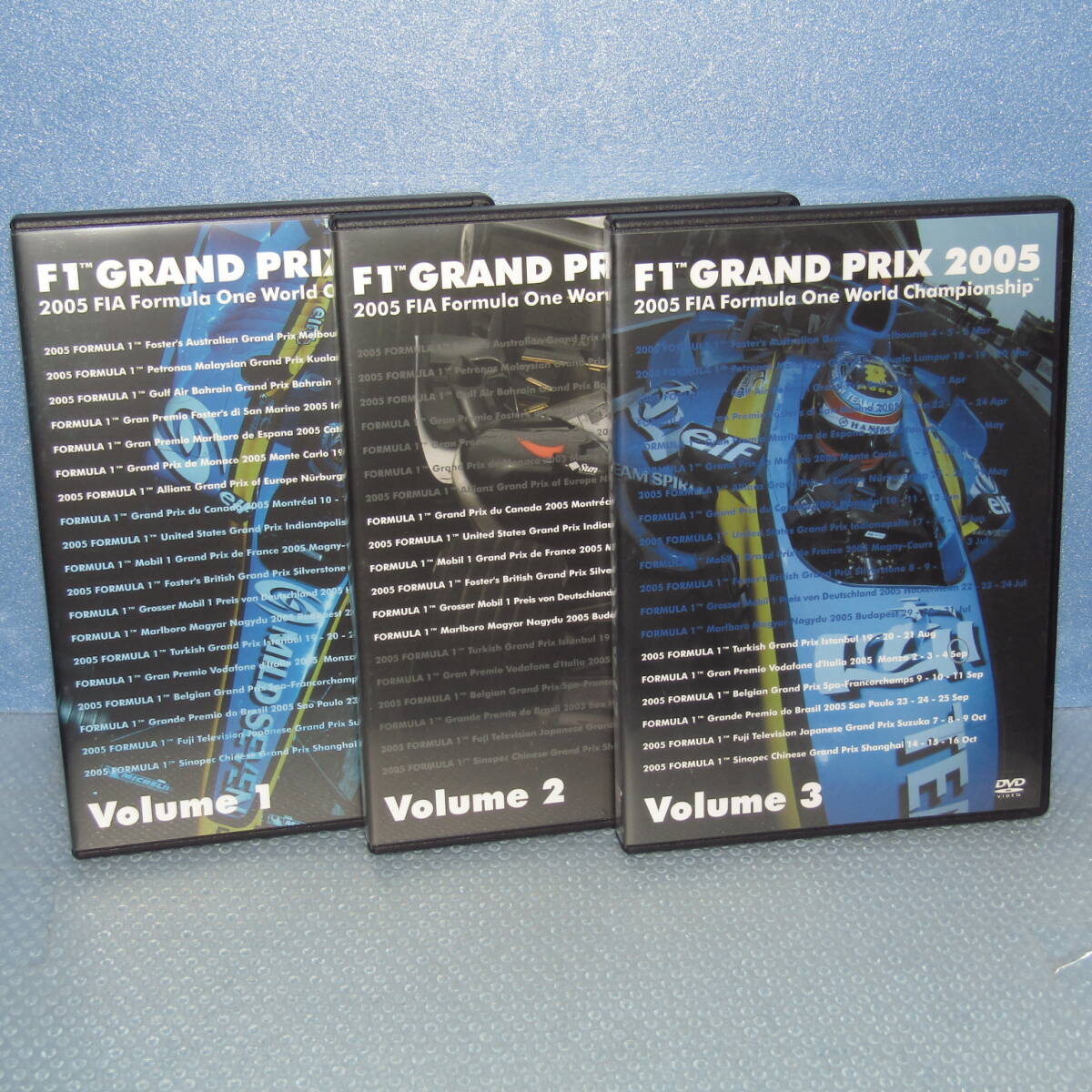 DVD[F1 GRAND PRIX 2005 all 3 volume set Vol.1 Vol.2 Vol.3 Liza ruto book attaching ( search :F1 Grand Prix FIA F1 world player right compilation )]