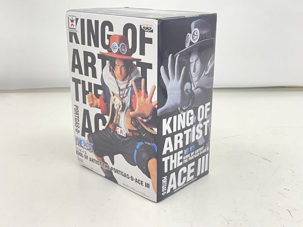 U337-N36-1308 未開封 BANPRESTO バンプレスト ONE PIECE ワンピース エース フィギュア アミューズ CRANE KING 現状品②_画像3