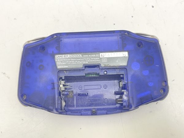 U334-N37-703 Nintendo 任天堂 ニンテンドー GAME BOY ADVANCE ゲームボーイアドバンス AGB-001 本体 2点 ジャンク 現状品②_画像3