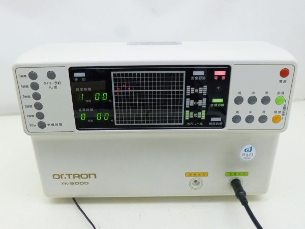 W042-N34-1357 Dr.TRON ドクタートロン YK-9000 家庭用 高圧電位治療器 電子治療器 付属 箱付き 現状品①_画像2