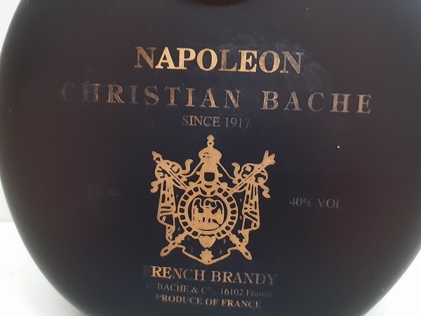 W252-N35-1404 未開栓 CHRISTIAN BACHE クリスチャン バッハ NAPOLEON ナポレオン ブランデー 700ml 40％ 箱あり 現状品③_画像3