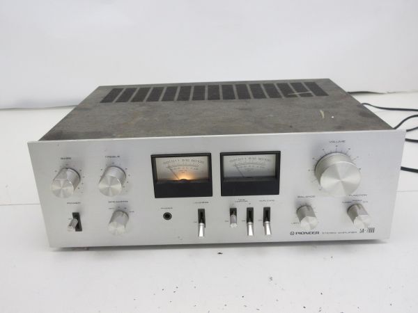 W079-N35-1483 Pioneer パイオニア SA-7800 ステレオアンプ ジャンク 現状品①_画像1