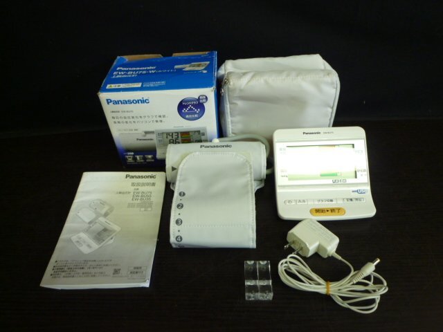 TSA-01165-03 Panasonic パナソニック EW-BU75-W 上腕血圧計 箱付き_画像1
