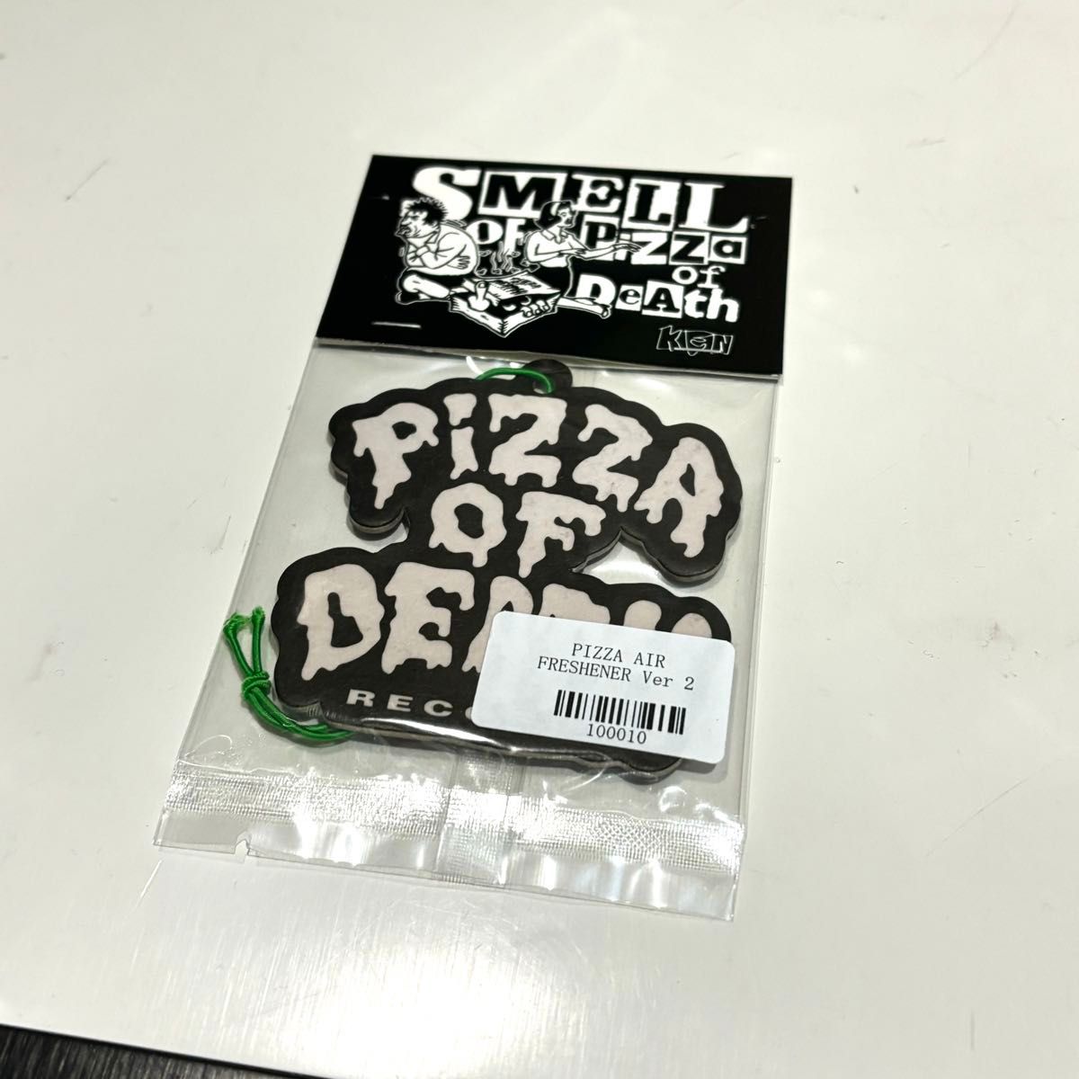 ピザオブデス エアフレッシュナー 緑紐 未使用 pizza of death ピザオブデス エアフレッシュナー 緑紐 未使用 pizza of death