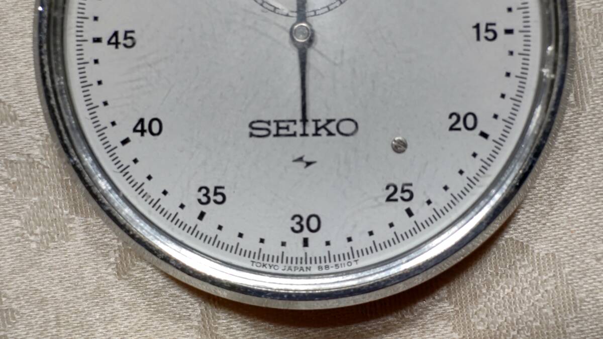 ヴィンテージ SEIKO セイコー ACRP 88-5061 手巻きストップウォッチ 動作確認OKの画像2