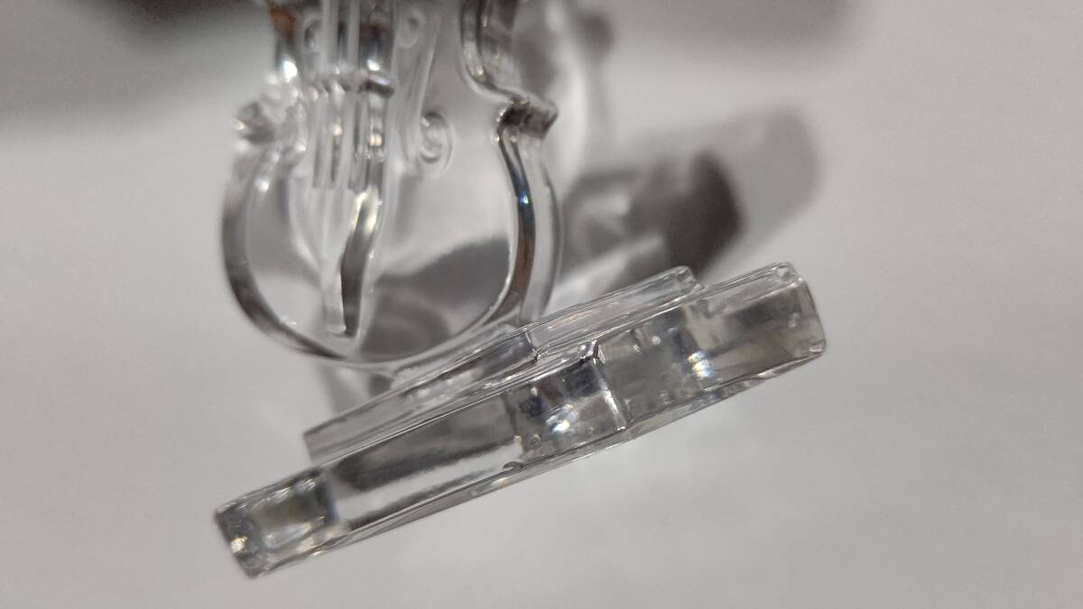 オーストリア チロル地方 Rattenberg KISSLINGER社製 ハンドメイド クリスタルガラス オブジェ 楽器（チェロ）13㎝の画像8