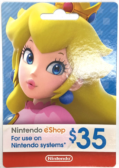 (新品) 北米版 USA Nintendo eShop Card $35 ニンテンドープリペイドカードの画像1
