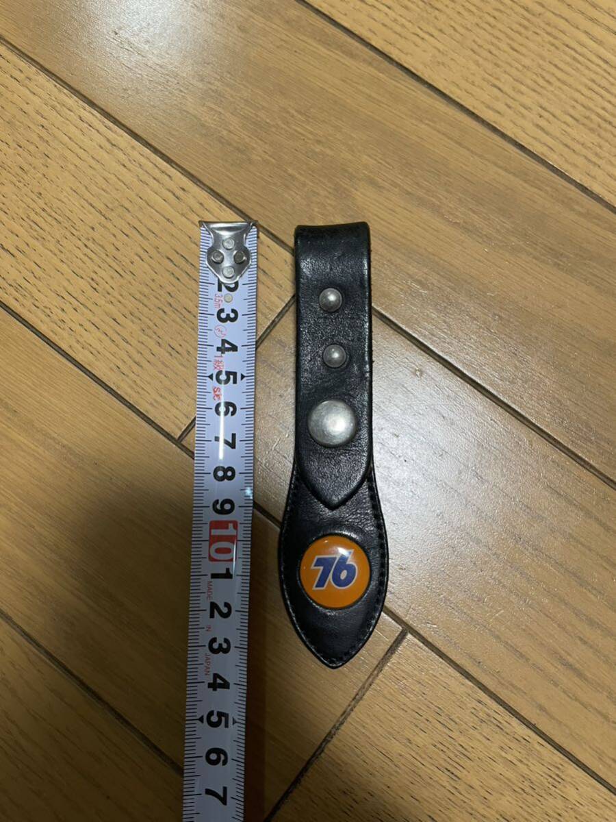 訳有り)76(セブンティシックス)本革レザー キーチェーン(ベルトループ)_画像5