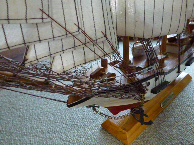 帆船模型 CONFECTION 保存品 詳細不明 の画像7