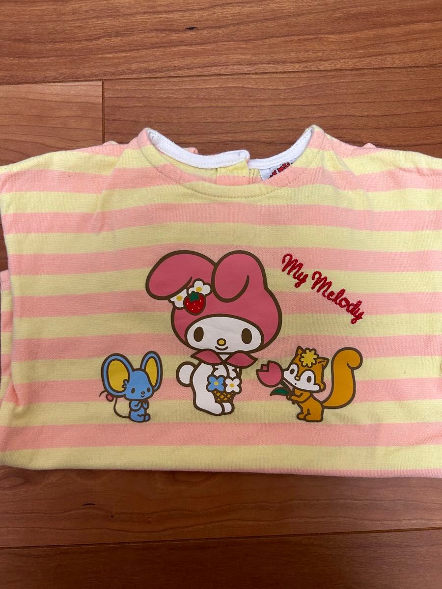 女の子90 長袖　Tシャツ　トップス　　マイメロ