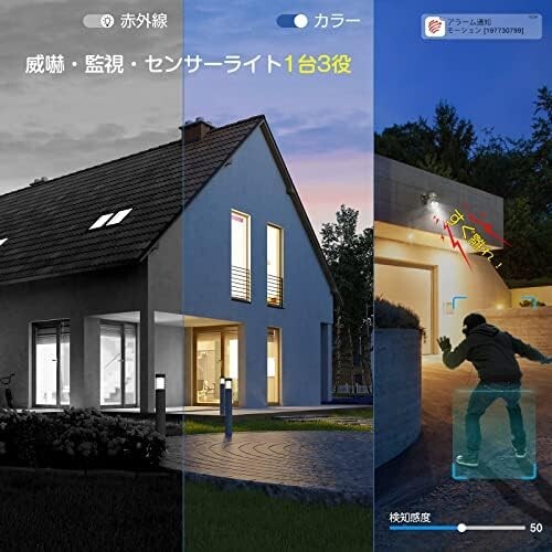 [ free shipping ]Ctronics security camera outdoors automatic pursuit AIhyu- man detection voice light .. Smart night vision Night color 360° all 