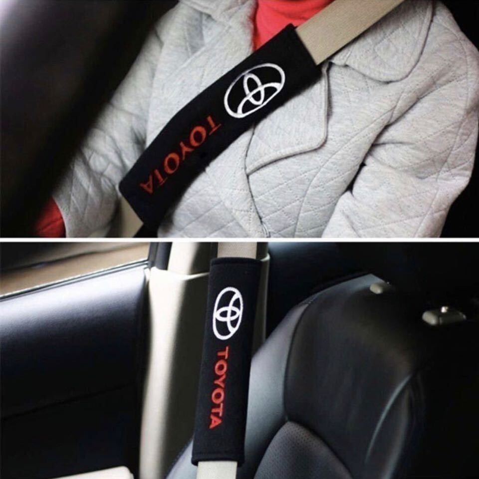送料無料　VW用　シートベルトパッド（木綿地）シートベル トカバー 2枚セット_画像4