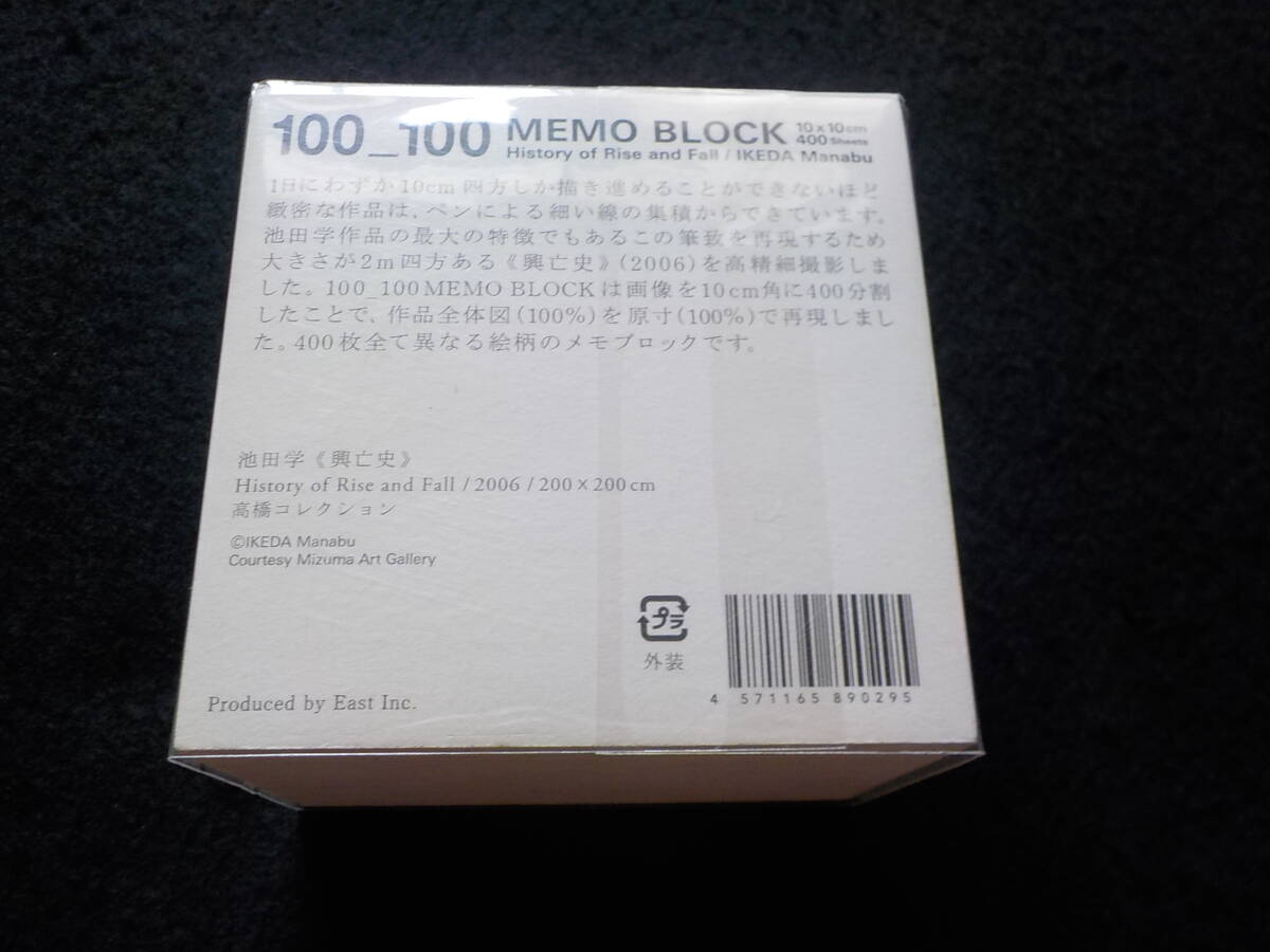 ★未使用★池田学★ikedamanabu★原寸大メモブロック★History of Rise and Fall / 2006 /200×200cm★の画像3