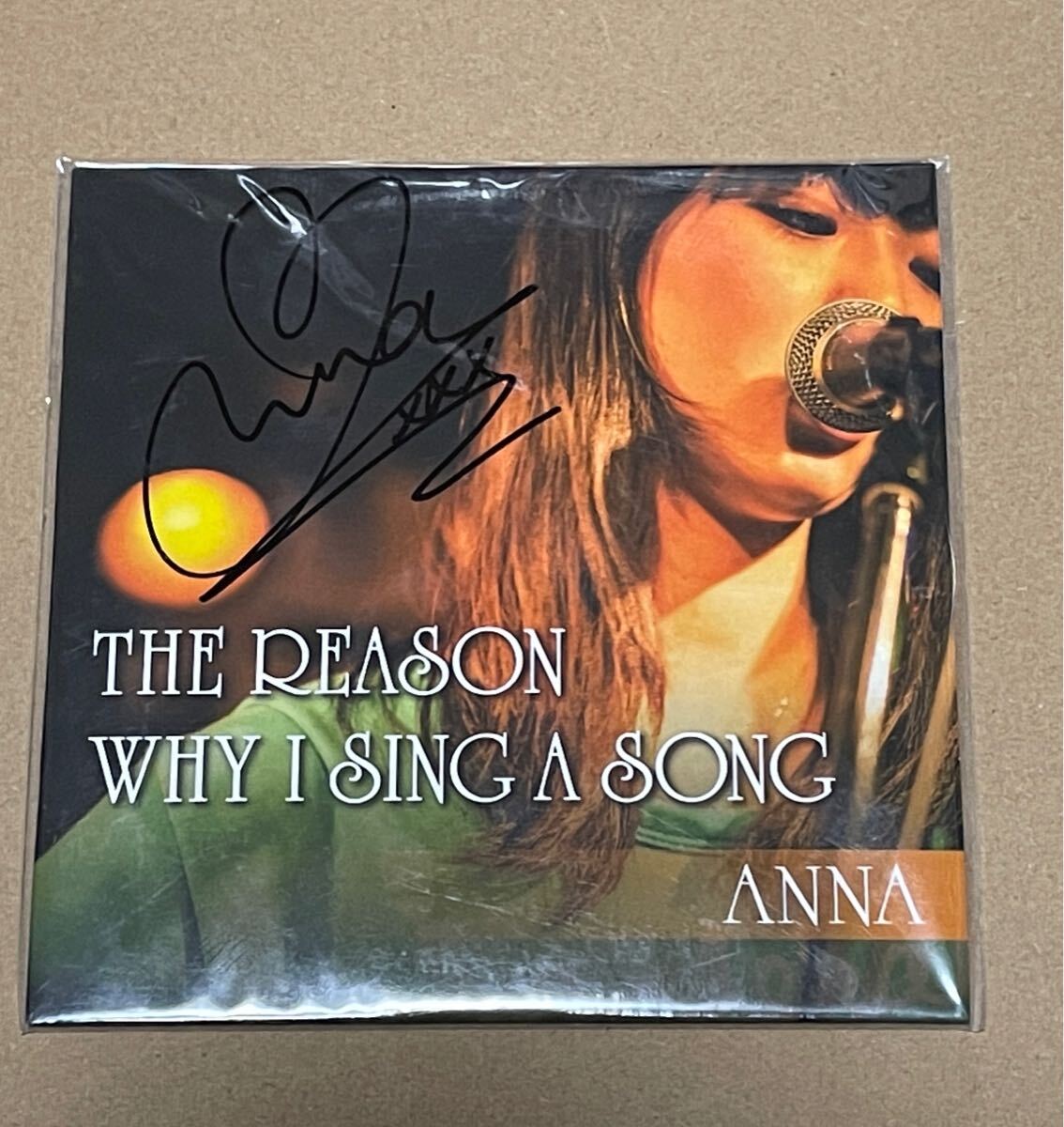 送料込 希少 サイン入り? 竹内アンナ - The Reason Why I Sing A Song / ANNA の画像1