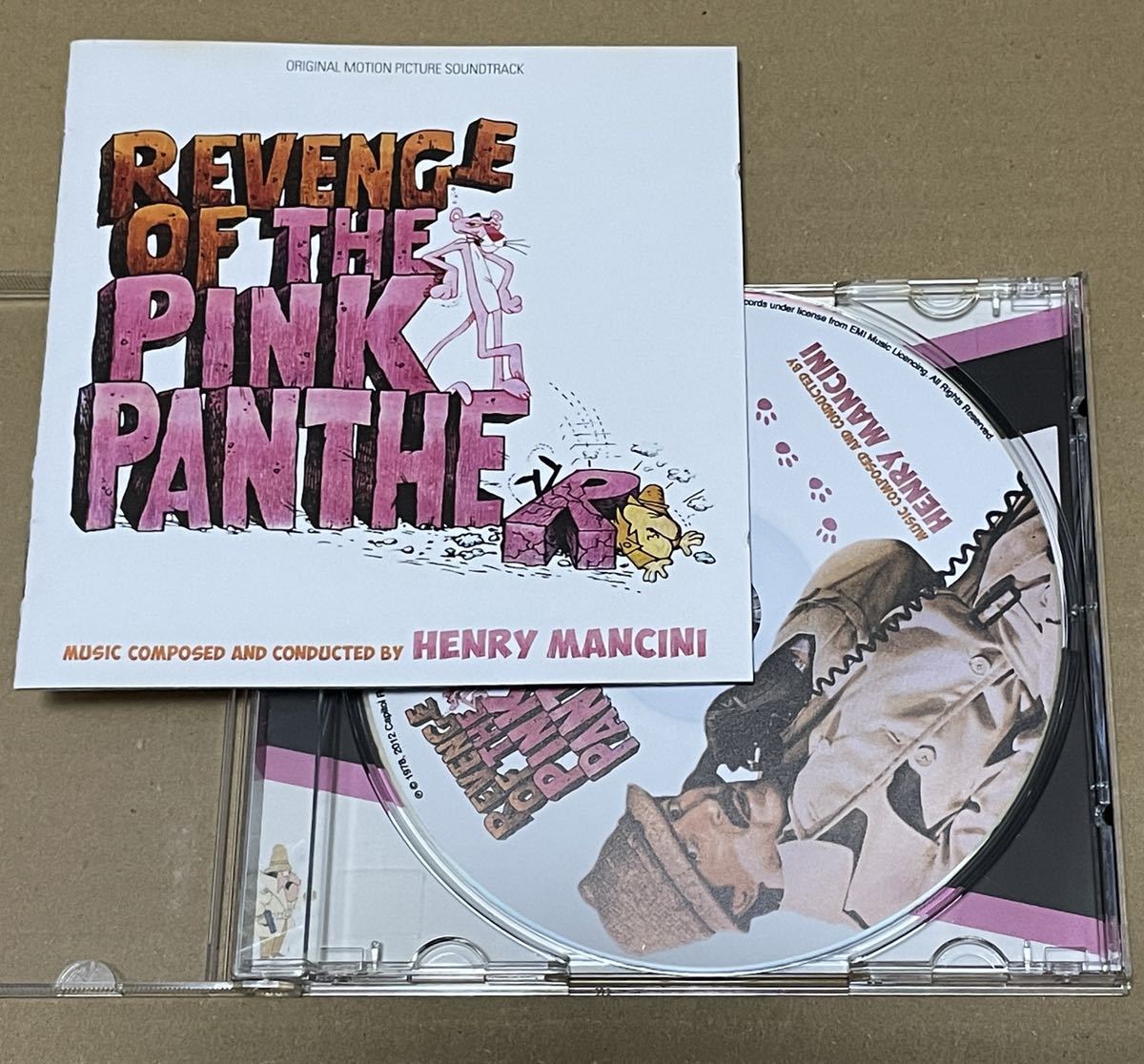  включая доставку редкий 1500 листов ограничение Henry Mancini - Revenge Of The Pink Panther зарубежная запись CD / Henry * man si-ni/ SCE050