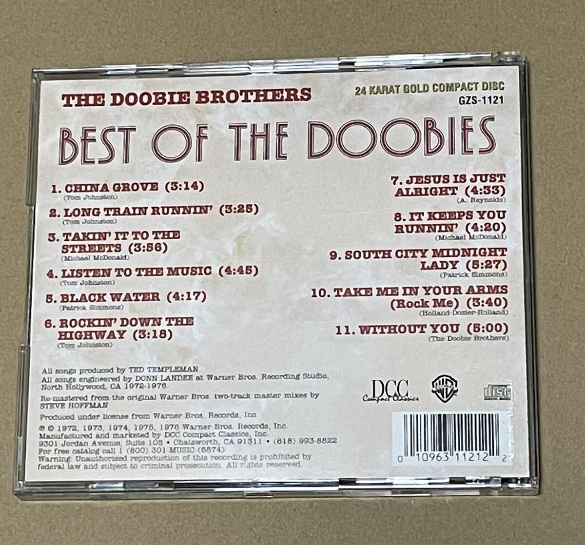 送料込 The Doobie Brothers - Best Of The Doobies Gold Disc 輸入盤CD / ゴールドCD / GZS1121_画像4