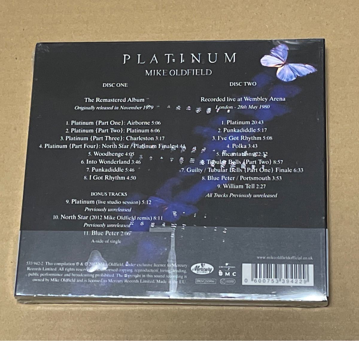 未開封 送料込 Mike Oldfield - Platinum 輸入盤CD2枚組 Deluxe Edition / 5339422_画像2