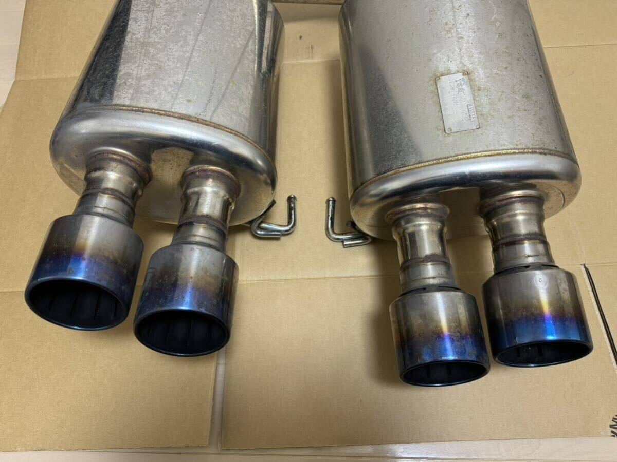 HKS WRX STI VAB 31029-AF013 スーパーターボマフラー Super Turbo Muffler 4本出し 変形 排気漏れなし s208 s207 RA-R EJ20 FA20 S4 VAG_画像5