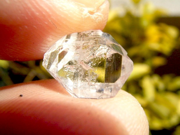 7111 ハーキマーダイヤモンド きれい小粒のお楽しみクリア美美透明水晶クリアクラウド２個組_画像7