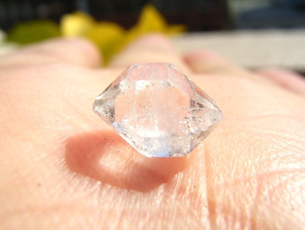 7113 ハーキマーダイヤモンド きれい小粒のお楽しみクリア美美透明水晶クリアクラウド３個組_画像10