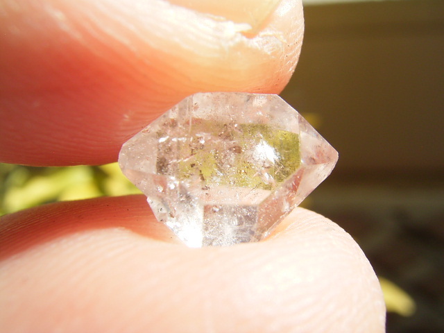 7111 ハーキマーダイヤモンド きれい小粒のお楽しみクリア美美透明水晶クリアクラウド２個組_画像10