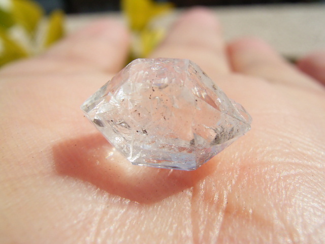 7112 ハーキマーダイヤモンド きれい小粒のお楽しみクリア美美透明水晶クリアクラウド３個組_画像7
