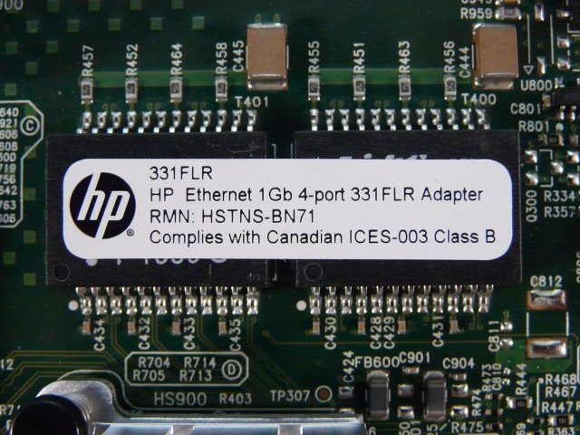 1HBD // HP Ethernet 1Gb 4-port 331FLR Adapter HSTNS-BN71 634025-001 629133-001 // HP ProLiant DL360p Gen8 taking out // stock 9[33]