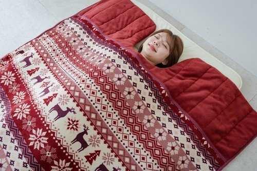 Новый @ Nordic Pattern Moisture -Объединение и нагревание. Оболочное одеяло/двигатель (одеяло трепетное одеяло одеяло одеяло вместе) комбинировано)