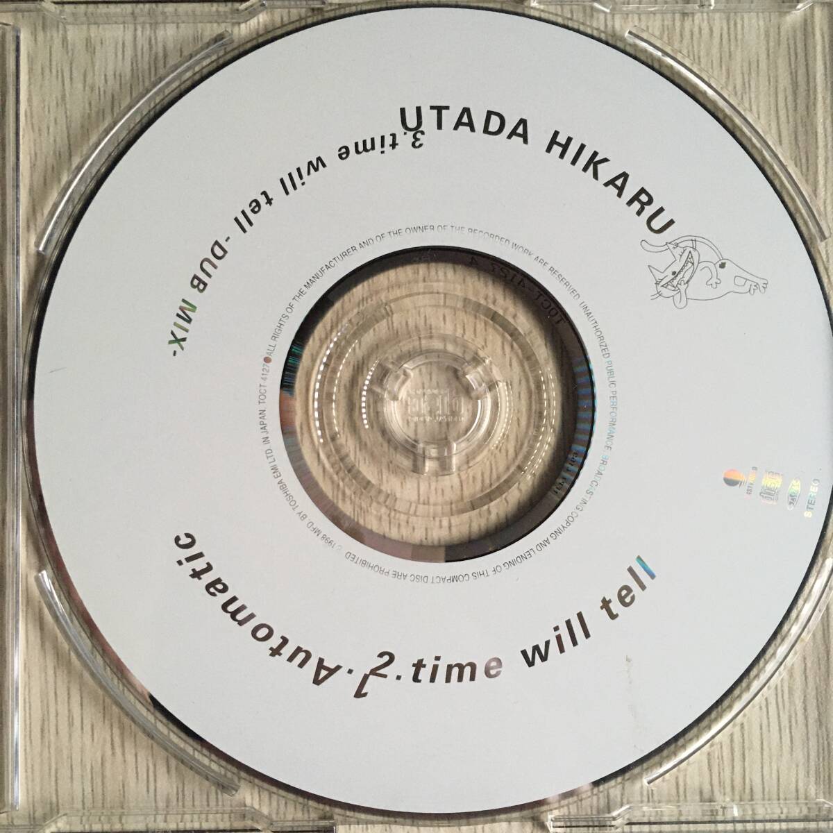 帯付 CDS ◎ 宇多田ヒカル ◎ AUTOMATIC / TIME WILL TELL EMIミュージック・ジャパン TOCT4127の画像3