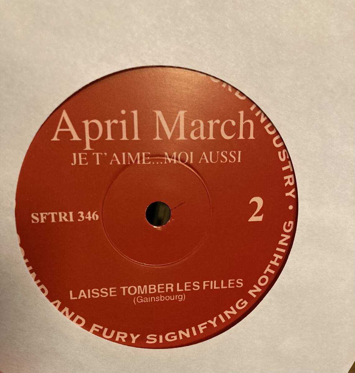 april march chick habit アナログ レコード 7inc 2枚の画像7