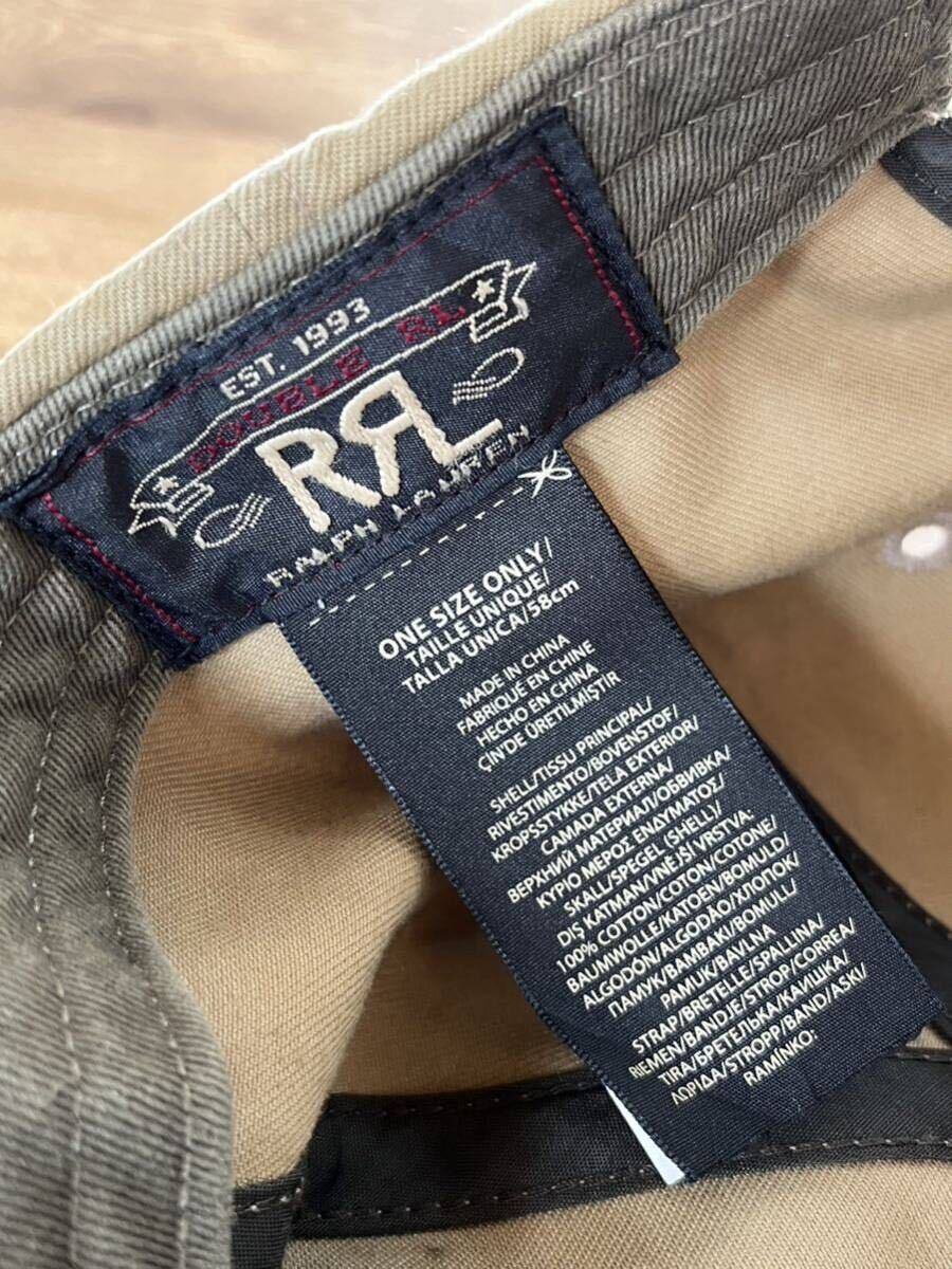 RRL 6パネル ロゴ キャップ ダブルアールエル ラルフローレンの画像6