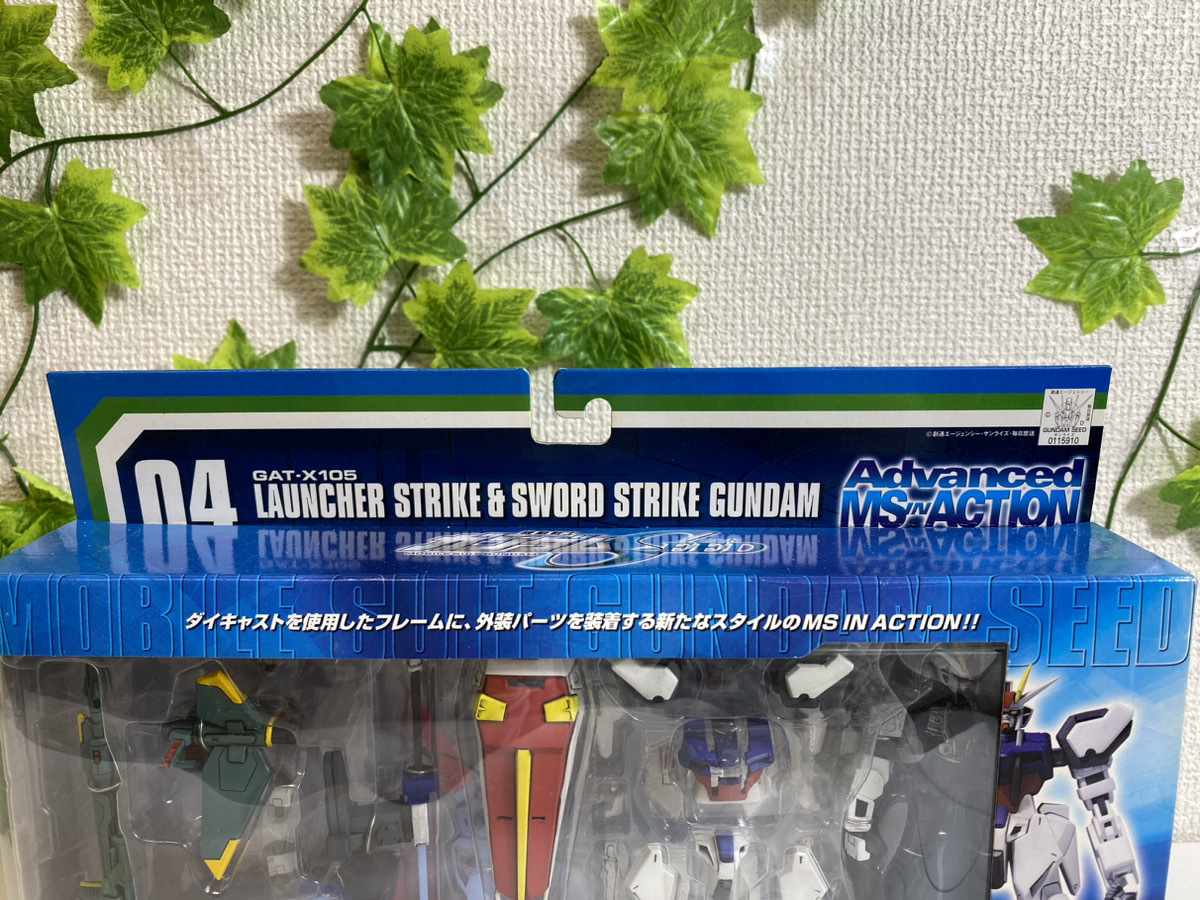 2994-02★BANDAI フィギュア 機動戦士ガンダムSEED Advanced MS IN ACTION GAT-X105 ランチャーストライク&ソードライクガンダム No.04★の画像6