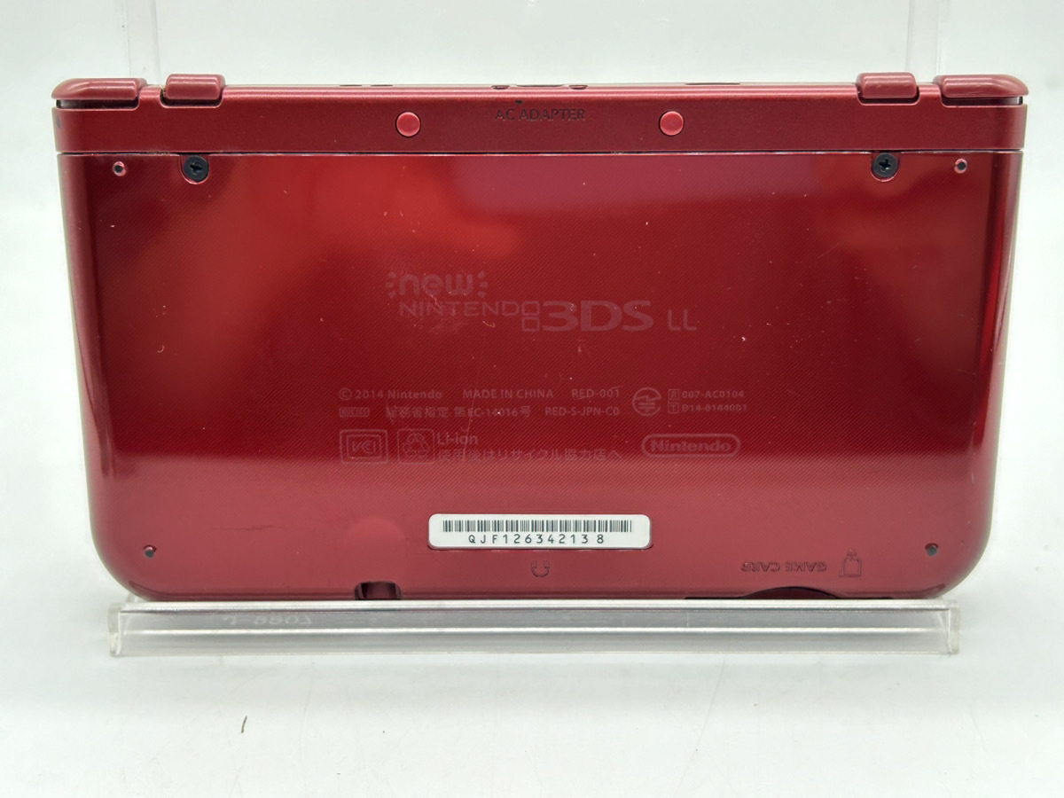 3159-05★１円スタート♪New ニンテンドー3DS LL 本体 メタリック レッド DS ニンテンドーDSソフト5本、3DSソフト2本おまとめセット♪★_画像3