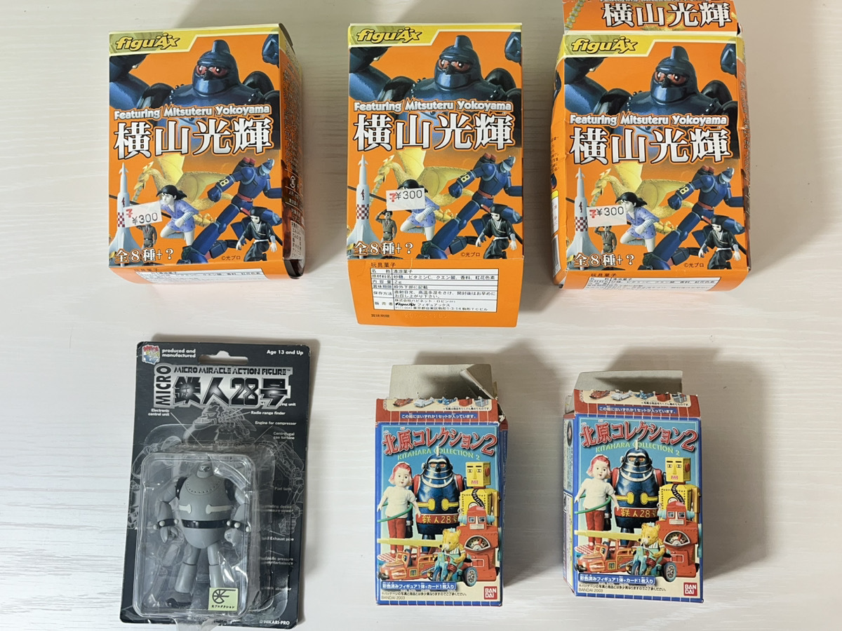 3218-02* unused goods great number! Tetsujin 28 number / width mountain brilliance figi Axe / north . collection 2 / Tetsujin 28 number figure 10 point . summarize set *