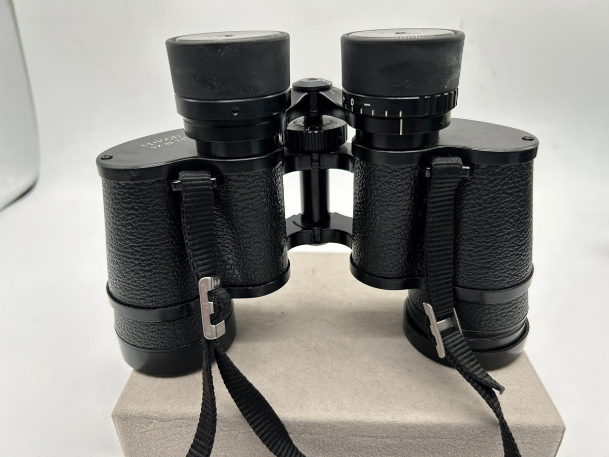 3319-05* binoculars Nikon Nikon 7×35 7.3° Japan optics retro antique Vintage optics equipment outdoor case attaching * present condition goods 