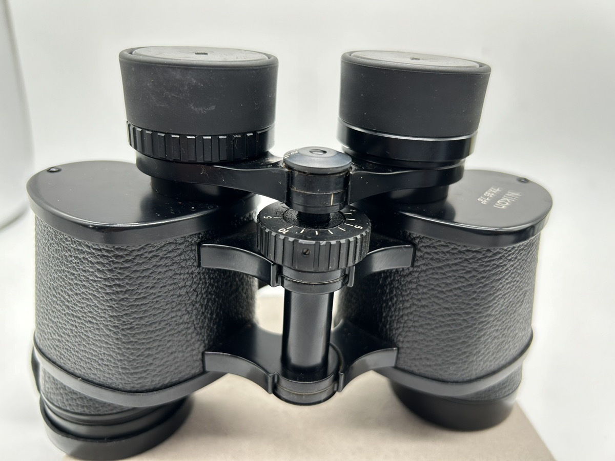 3319-05★双眼鏡 Nikon ニコン 7×35 7.3° 日本光学 レトロ アンティーク ヴィンテージ 光学機器 アウトドア ケース付※現状品_画像6