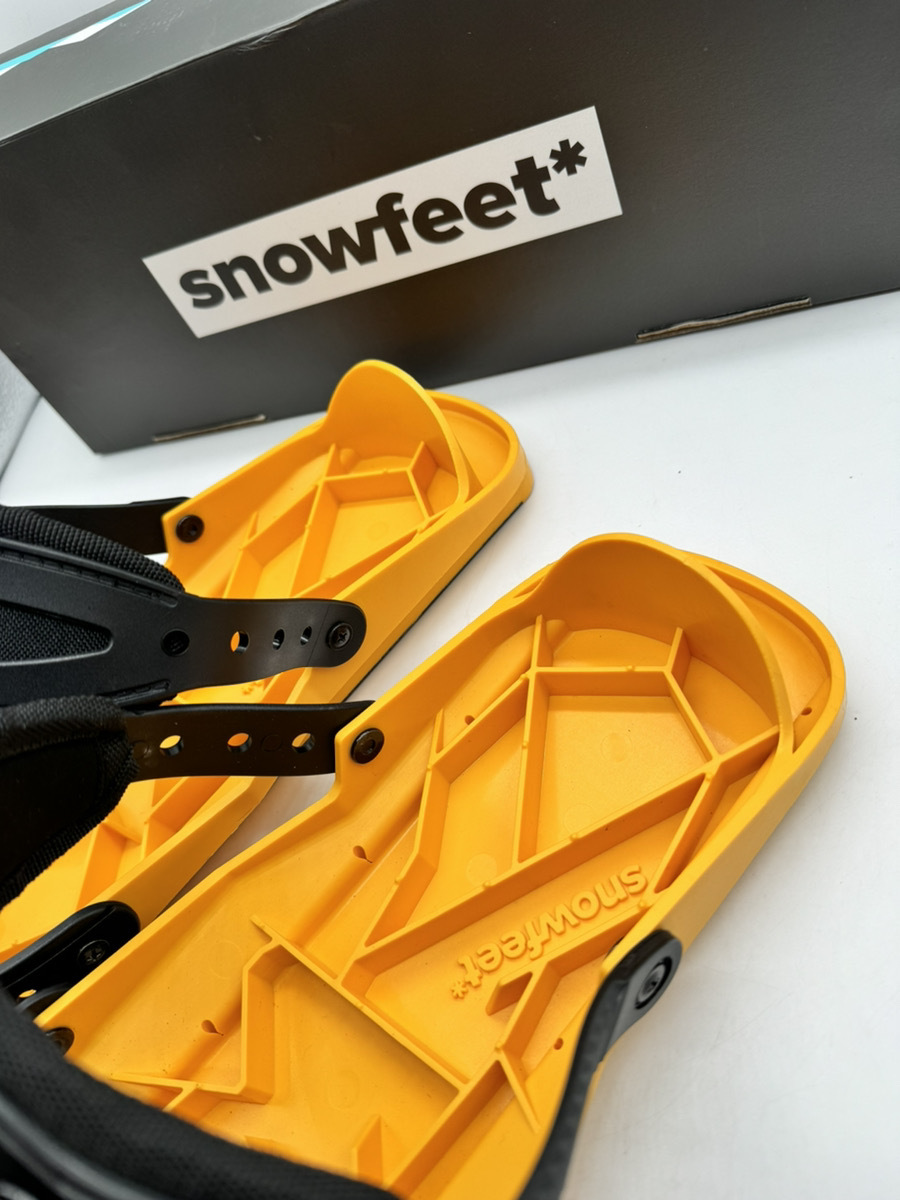 3330-03★スノーフィート - [ Snowfeet ] 雪用の小さな短いスキースケート I 冬の靴のためのスキー I スノーブレード スキーボード ★の画像4