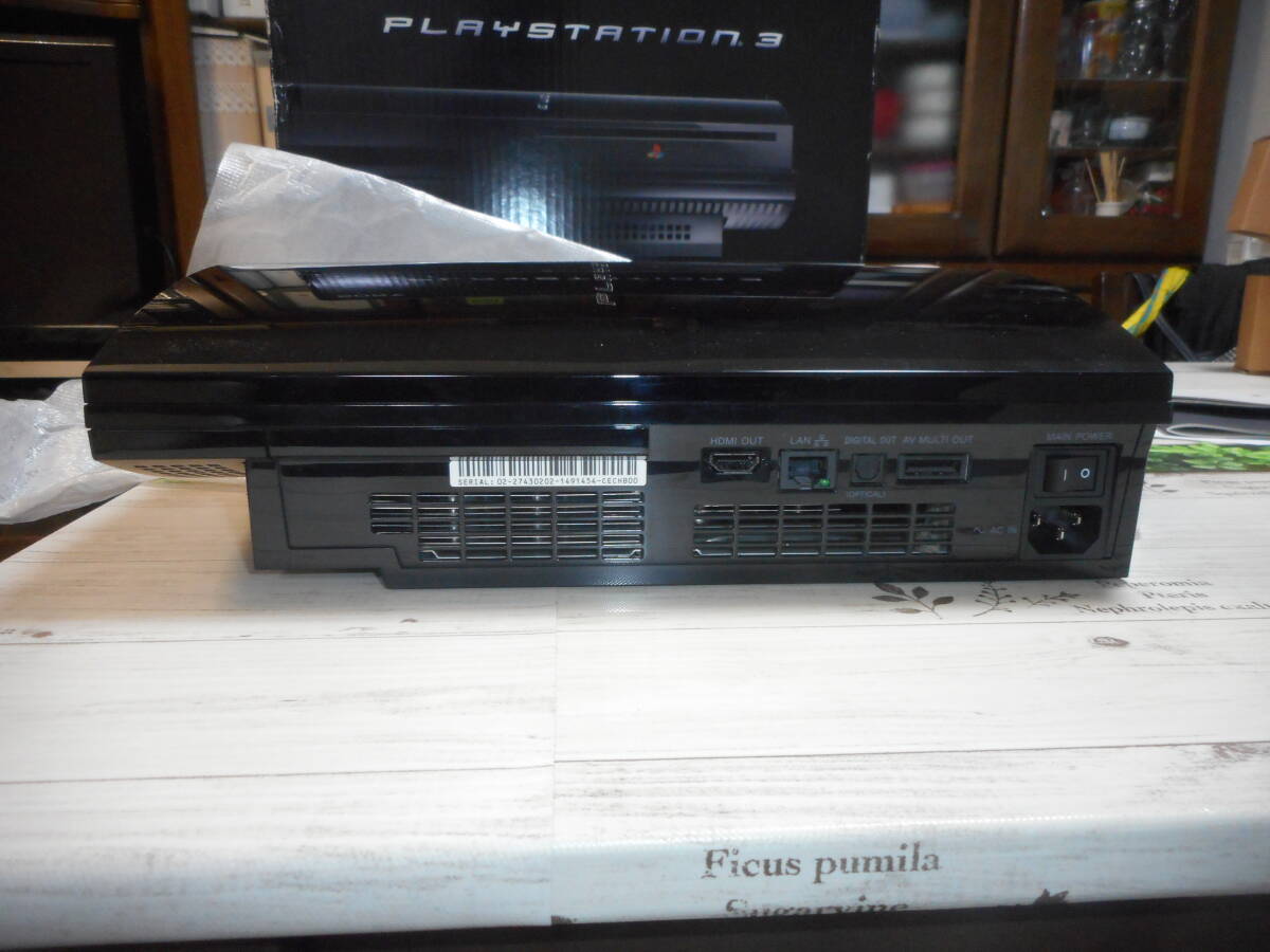 即決　PS3　初期型　PS2動作OK　20GB　→　150GB　増設　本体　CECHB00　完品_画像5