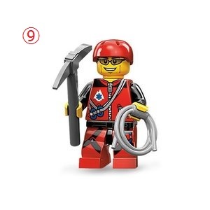 △LEGO（レゴ)△ミニフィギュアシリーズ11△ ⑨登山家_画像1