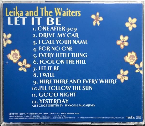 「レイカ ザ・ウェイターズ Leika and The Waiters LET IT BE CD１枚組 全１２曲収録」_画像3