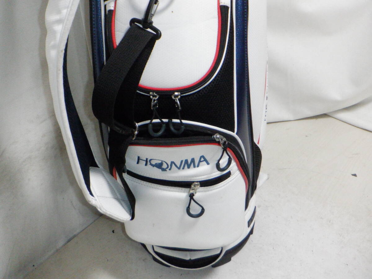 HONMA ホンマ 9.0型★中古★アスリートスポーツカートバック(WHxNVxBK)_画像5