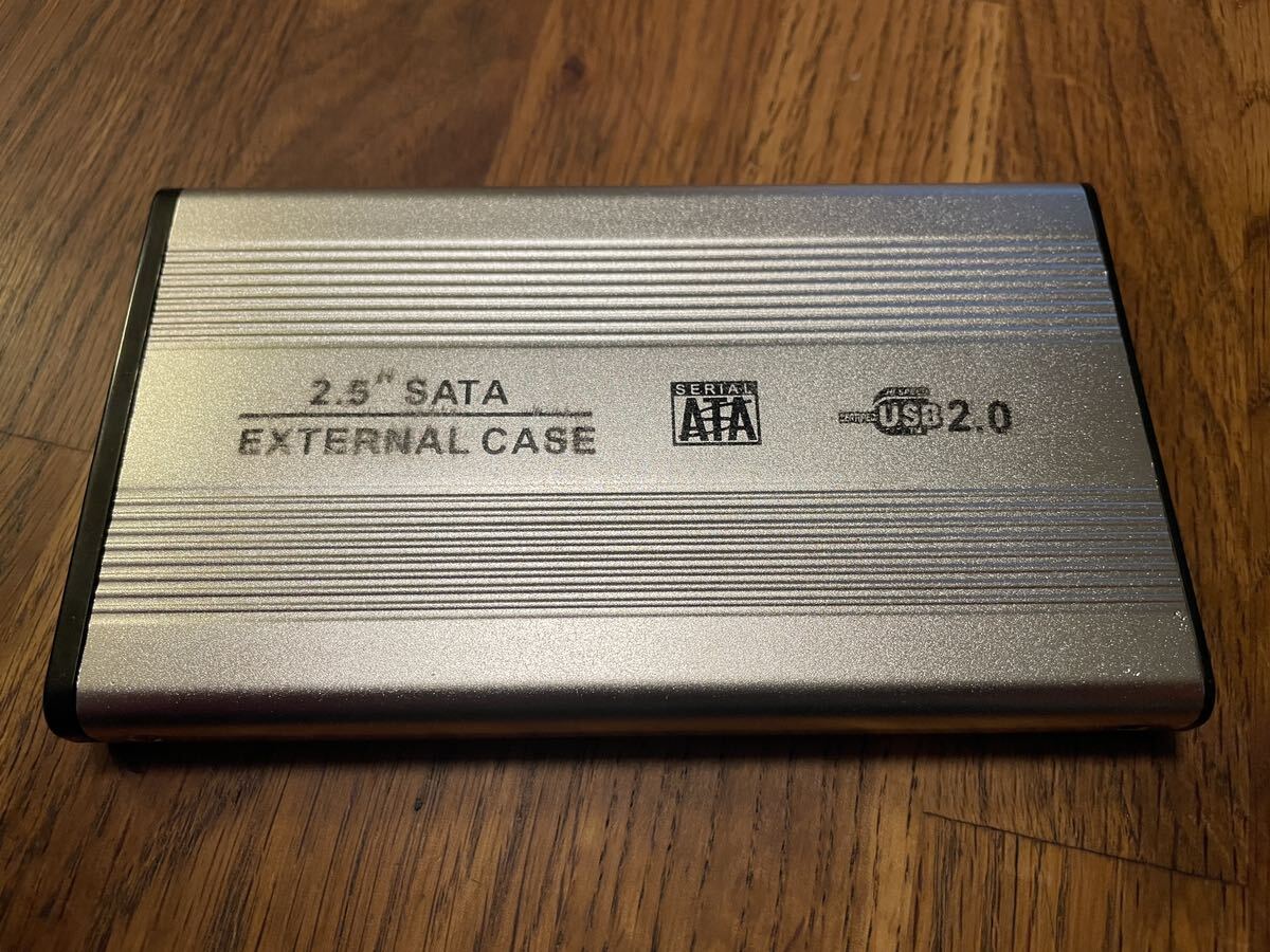2.5インチ USB2.0 SATA EXTERNAL CASEのみ 外付けハードディスクケースのみ SERIAL ATA の画像2