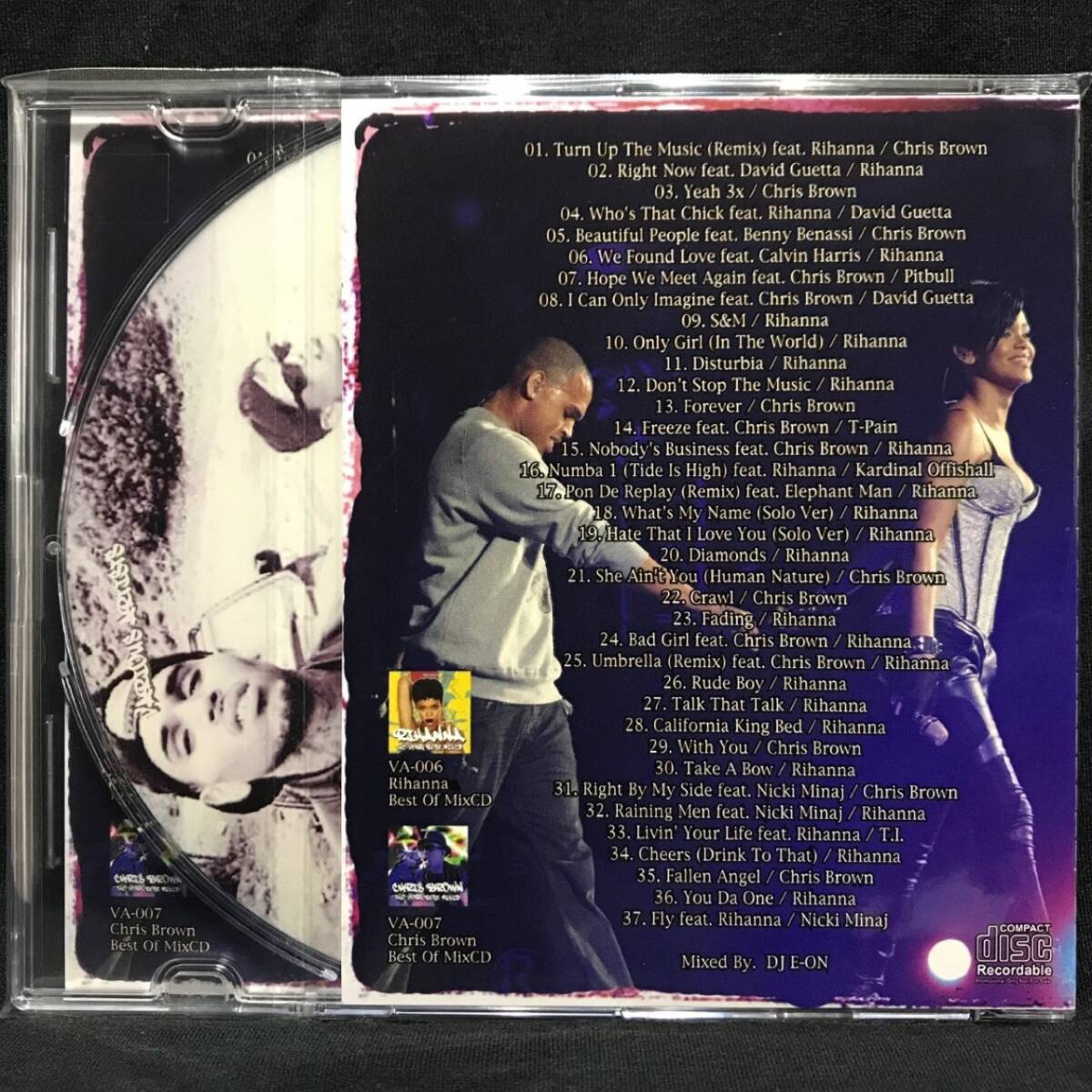 Rihanna & Chris Brown リアーナ クリス ブラウン 豪華37曲 Best MixCD【2,200円→大幅値下げ!!】匿名配送_画像3