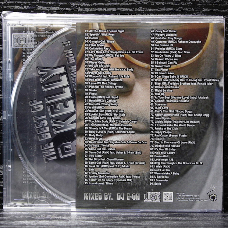 R. Kelly アール ケリー 豪華90曲 メガミックス Best Mega MixCD【2,200円→大幅値下げ!!】匿名配送_画像3