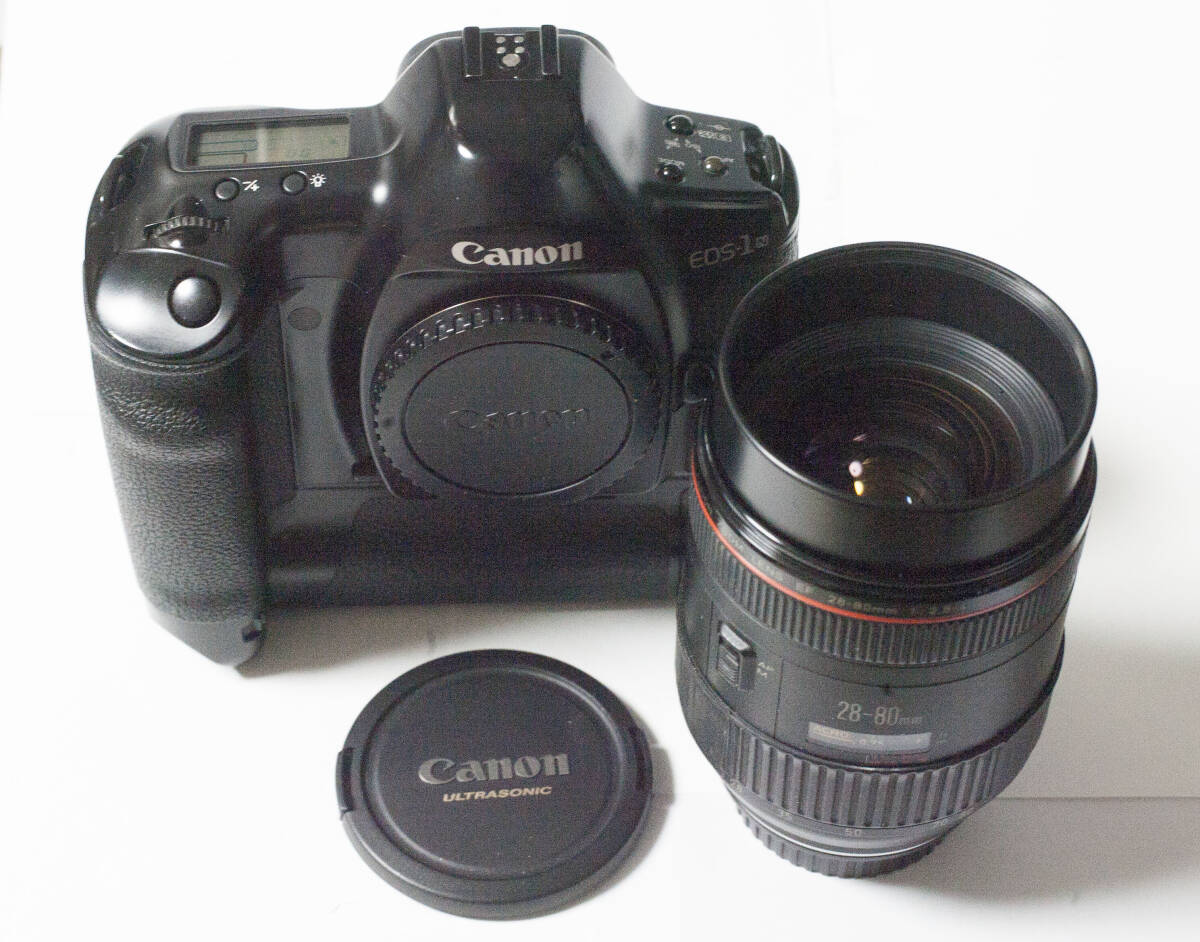 Canon EOS-1N HS & EF28-80mm F2.8-4 L 動作確認済み美品-Canon–日本