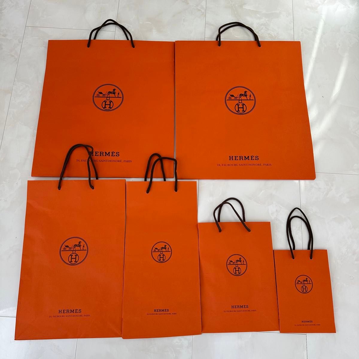 HERMES エルメス 紙袋 ショッパー ショップ袋 大 中 小 まとめ売り