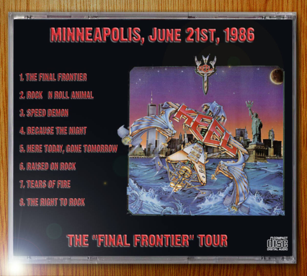 Keel 1986-06-21 Minneapolis _画像2